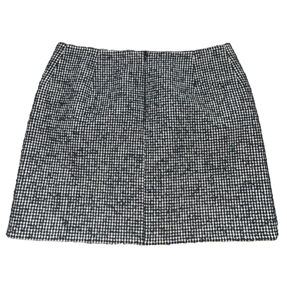 Lafayette 148 New York Women's Houndstooth Wool Tweed Mini Skirt size 8 NWT - Picture 7 of 12